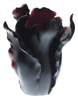 Vase appaloosa noir - Daum